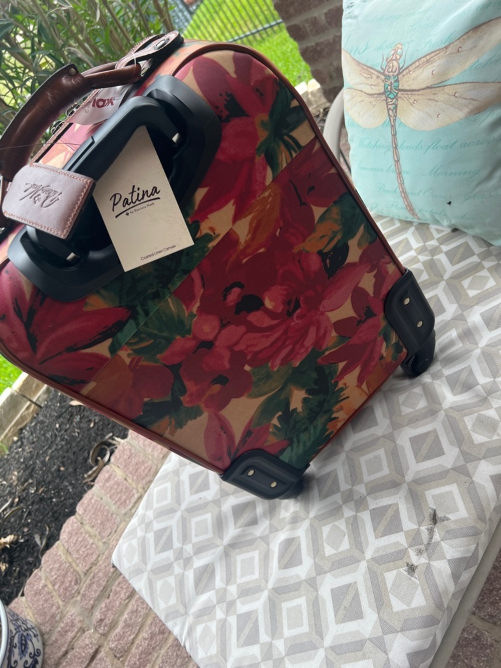 Floral Carry-On Rolling Luggage - Multicolor bag by Patricia Nash. - Picture 6 of 15